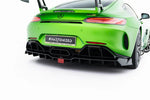 Maxton Parts - Diffusor Heckansatz + LED passend für Mercedes-AMG GT R C190 Facelift