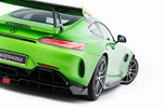 Maxton Parts - Diffusor Heckansatz + LED passend für Mercedes-AMG GT R C190 Facelift