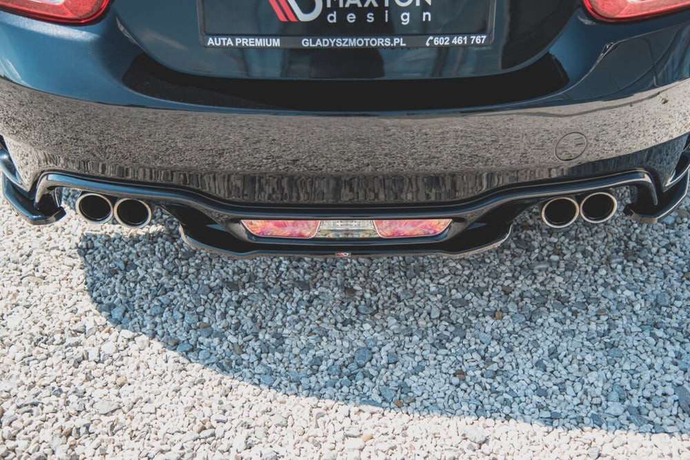 Maxton Parts - Diffusor Heckansatz passend für ABARTH 124 Spider schwarz Hochglanz