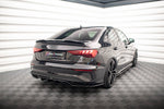 Maxton Parts - Diffusor Heckansatz passend für Audi A3 S-Line Limousine 8Y schwarz Hochglanz