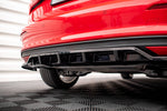 Maxton Parts - Diffusor Heckansatz passend für Audi A3 Sportback 8Y schwarz Hochglanz