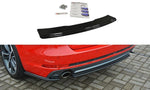 Maxton Parts - Diffusor Heckansatz passend für Audi A4 B9 S-Line schwarz Hochglanz