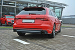 Maxton Parts - Diffusor Heckansatz passend für Audi A4 B9 S-Line schwarz Hochglanz