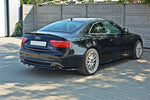 Maxton Parts - Diffusor Heckansatz passend für Audi A5 Coupe / Sportback S-Line 8T schwarz Hochglanz