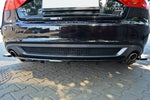 Maxton Parts - Diffusor Heckansatz passend für Audi A5 Coupe / Sportback S-Line 8T schwarz Hochglanz