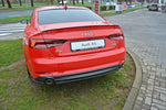 Maxton Parts - Diffusor Heckansatz passend für Audi A5 F5 S-Line schwarz Hochglanz