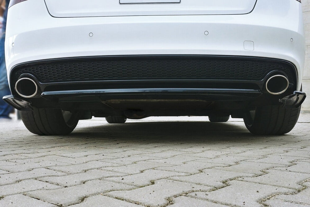 Maxton Parts - Diffusor Heckansatz passend für Audi A5 S-Line 8T FL schwarz Hochglanz (AU-A5-1F-SLINE-RD1-G)