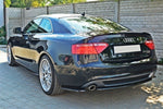 Maxton Parts - Diffusor Heckansatz passend für Audi A5 S-LINE schwarz Hochglanz