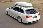 Maxton Parts - Diffusor Heckansatz passend für Audi A6 C7 S-LINE AVANT schwarz Hochglanz