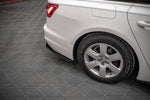 Maxton Parts - Diffusor Heckansatz passend für Audi A6 C8 schwarz Hochglanz