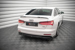 Maxton Parts - Diffusor Heckansatz passend für Audi A6 C8 schwarz Hochglanz