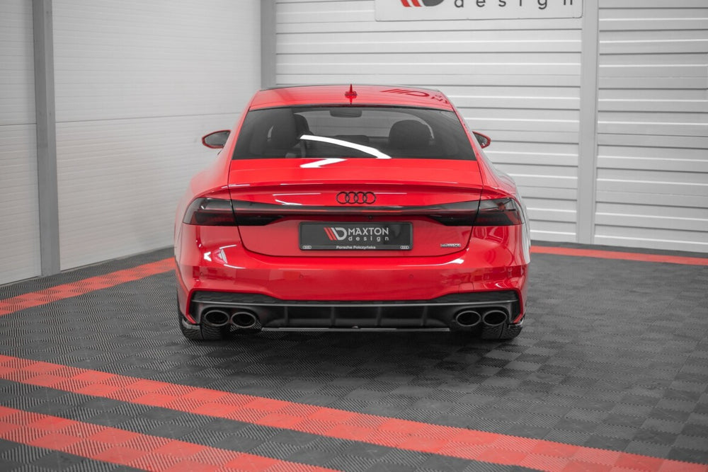 Maxton Parts - Diffusor Heckansatz passend für Audi A7 C8 S-Line Carbon Look