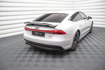 Maxton Parts - Diffusor Heckansatz passend für Audi A7 C8 schwarz Hochglanz