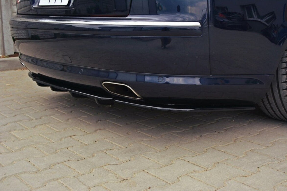 Maxton Parts - Diffusor Heckansatz passend für Audi A8 W12 D3 schwarz Hochglanz (AU-S8-D3-RD1+RD2-G)