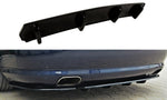 Maxton Parts - Diffusor Heckansatz passend für Audi A8 W12 D3 schwarz Hochglanz (AU-S8-D3-RD1+RD2-G)