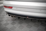 Maxton Parts - Diffusor Heckansatz passend für Audi Q3 Sport 8U FL schwarz Hochglanz