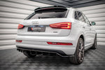 Maxton Parts - Diffusor Heckansatz passend für Audi Q3 Sport 8U FL schwarz Hochglanz