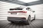 Maxton Parts - Diffusor Heckansatz passend für Audi Q4 e-tron Sportback S-line Mk1 schwarz Hochglanz