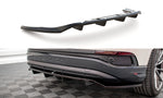 Maxton Parts - Diffusor Heckansatz passend für Audi Q4 e-tron Sportback S-line Mk1 schwarz Hochglanz