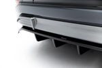 Maxton Parts - Diffusor Heckansatz passend für Audi Q6 e-tron S-Line / SQ6 e-tron SUV / Sportback Mk1 schwarz Hochglanz