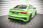 Maxton Parts - Diffusor Heckansatz passend für Audi RS3 Limousine 8Y schwarz Hochglanz