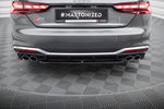 Maxton Parts - Diffusor Heckansatz passend für Audi S5 Sportback / Coupe F5 FL schwarz Hochglanz