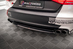 Maxton Parts - Diffusor Heckansatz passend für Audi S8 D4 schwarz Hochglanz