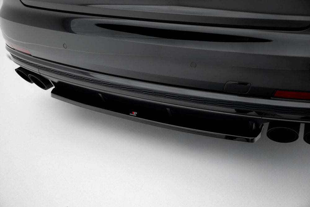 Maxton Parts - Diffusor Heckansatz passend für Audi S8 D5 schwarz Hochglanz