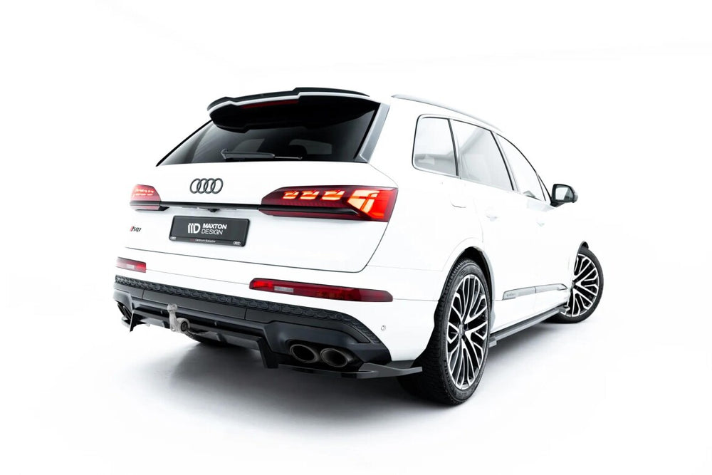 Maxton Parts - Diffusor Heckansatz passend für Audi SQ7 Mk2 Facelift 2 schwarz Hochglanz