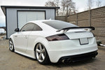 Maxton Parts - Diffusor Heckansatz passend für Audi TT S 8J schwarz Hochglanz (AU-TT-2-RS-RD1+RD2-G)