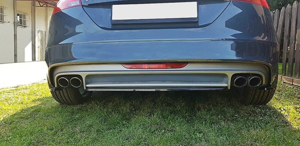 Maxton Parts - Diffusor Heckansatz passend für Audi TT S Mk2 (8J) schwarz Hochglanz
