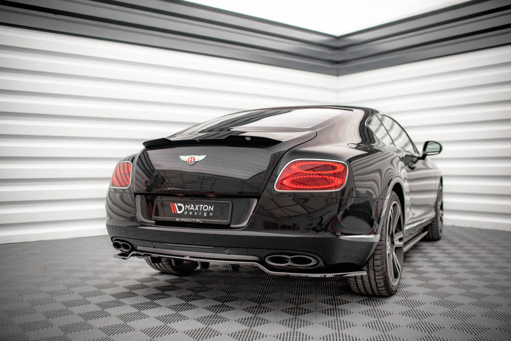Maxton Parts - Diffusor Heckansatz passend für Bentley Continental GT V8 S Mk2 schwarz Hochglanz