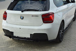 Maxton Parts - Diffusor Heckansatz passend für BMW 1er F20/F21 M-Power schwarz Hochglanz (BM-1-F20-M-RD1+RD2-G)