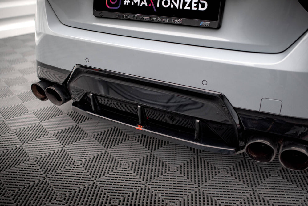 Maxton Parts - Diffusor Heckansatz passend für BMW 2 Coupe M240i G42 schwarz Hochglanz