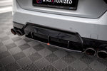 Maxton Parts - Diffusor Heckansatz passend für BMW 2 Coupe M240i G42 schwarz Hochglanz