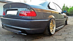 Maxton Parts - Diffusor Heckansatz passend für BMW 3er E46 M Paket Coupe schwarz Hochglanz (BM-3-46-C-MPACK-RD1-G)
