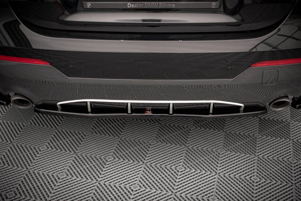 Maxton Parts - Diffusor Heckansatz passend für BMW 4er M-Paket G22 / G23 / G22 FL / G23 FL schwarz Hochglanz