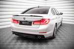 Maxton Parts - Diffusor Heckansatz passend für BMW 5er Limousine G30 schwarz Hochglanz