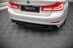 Maxton Parts - Diffusor Heckansatz passend für BMW 5er Limousine G30 schwarz Hochglanz