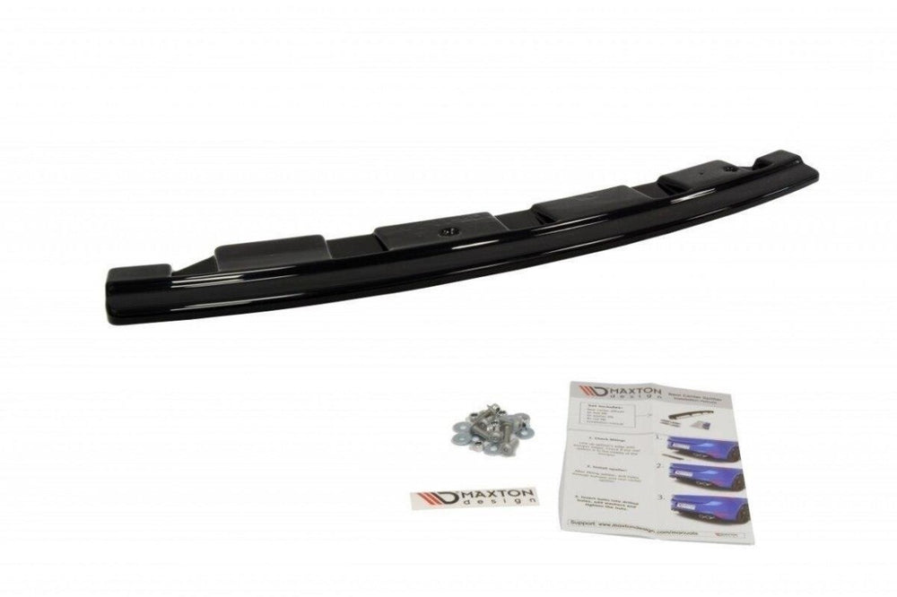 Maxton Parts - Diffusor Heckansatz passend für BMW 5er M-Paket Limousine/Touring F10/F11 (mit zwei Doppel Endstücken) schwarz Hochglanz (BM-5-11-MPACK-RD2-G)