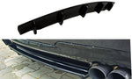 Maxton Parts - Diffusor Heckansatz passend für BMW 5er M-Paket Limousine/Touring F10/F11 (mit zwei Doppel Endstücken) schwarz Hochglanz (BM-5-11-MPACK-RD2+RD3-G)