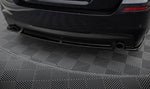 Maxton Parts - Diffusor Heckansatz passend für BMW 5er M-Paket Limousine/Touring F10/F11 (mit zwei Einzel Endstücken) schwarz Hochglanz (BM-5-11-MPACK-RD1+RD3-G)