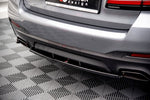 Maxton Parts - Diffusor Heckansatz passend für BMW 5er M-Paket Limousine / Touring G30 / G31 FL schwarz Hochglanz