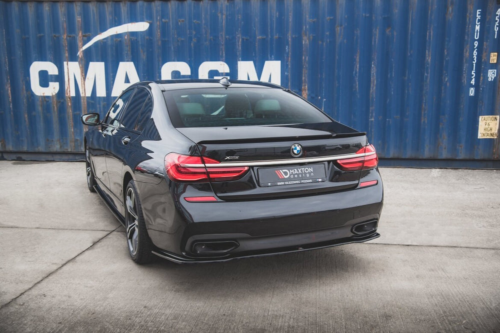 Maxton Parts - Diffusor Heckansatz passend für BMW 7 M-Paket G11 /G12 schwarz Hochglanz (BM-7-11-MPACK-RD1-G)