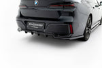 Maxton Parts - Diffusor Heckansatz passend für BMW 7 M-Paket G70 schwarz Hochglanz