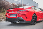 Maxton Parts - Diffusor Heckansatz passend für BMW 8 Coupe M-Paket G15 schwarz Hochglanz (BM-M850-G15-RD1-G)