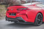 Maxton Parts - Diffusor Heckansatz passend für BMW 8 Coupe M-Paket G15 schwarz Hochglanz (BM-M850-G15-RD1G+RD2-G)