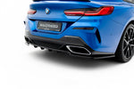 Maxton Parts - Diffusor Heckansatz passend für BMW 8 Coupe M-Paket G15 schwarz Hochglanz (BM-M850-G15-RD3G+RD4-G)