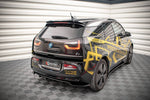 Maxton Parts - Diffusor Heckansatz passend für BMW i3 S Mk1 FL schwarz Hochglanz