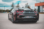 Maxton Parts - Diffusor Heckansatz passend für BMW i8 schwarz Hochglanz (BM-I8-1-RD1-G)